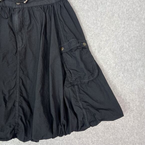 Anthropologie Pilcro Size 0 Black Parachute Mini Skirt - Picture 4 of 8
